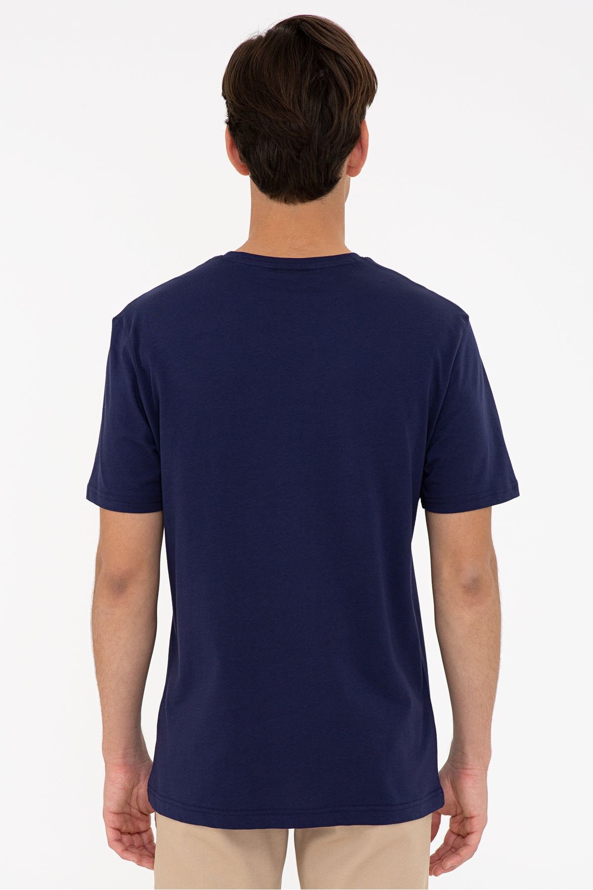 تی شرت آبی مردانه سرمه ای U.S. Polo Assn.
