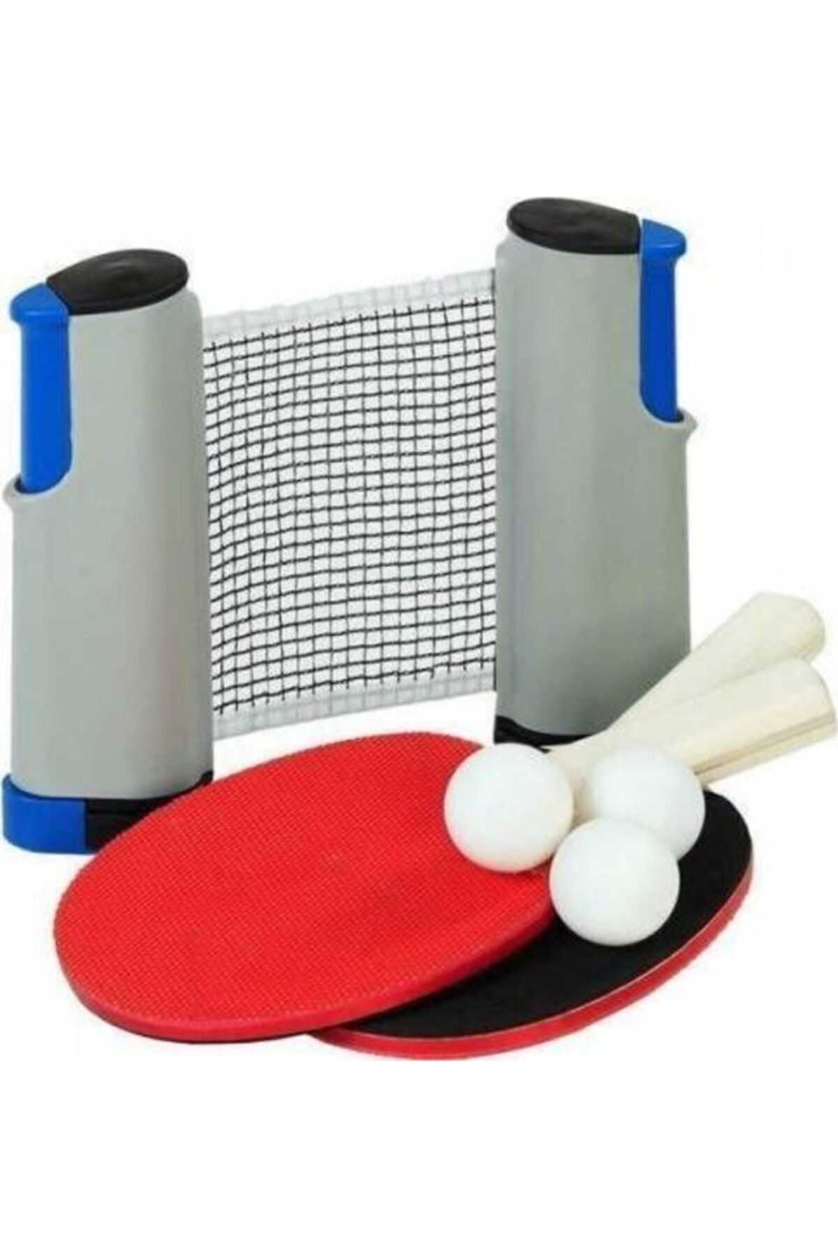 Neler Geldi Neler-Portable Table Tennis Net Compatible with All Tables 2 Rackets and 15 Balls Table Tennis Net 2