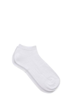 Beyaz Patik Çorap 198651-620