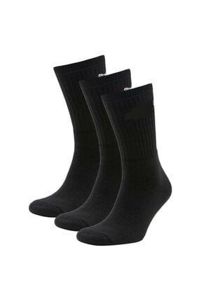 Unisex Siyah Terletmez 6'lı Halısaha Günlük Giyim Antrenman Spor Çorap Tenis Çorabı siyahmjaa