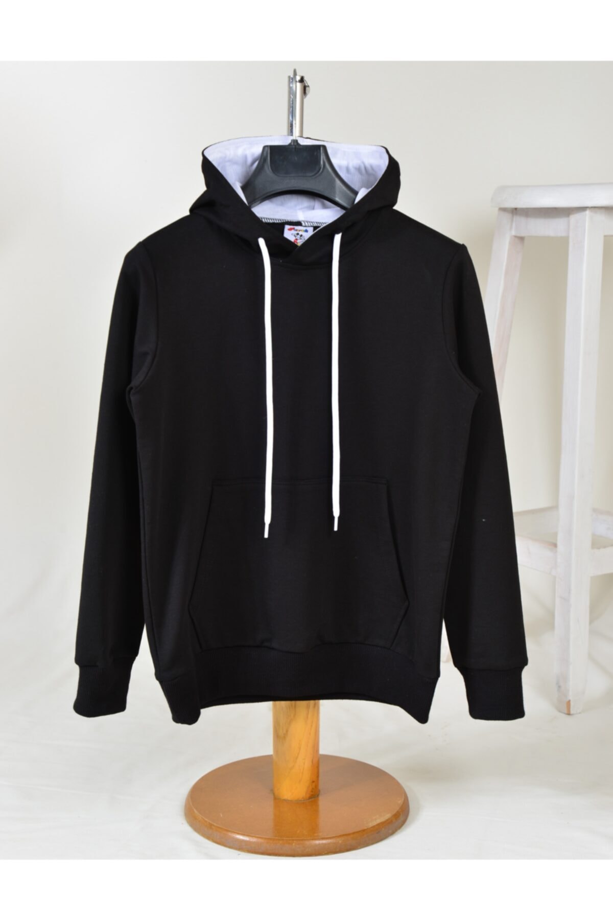 سویشرت پسرانه مشکی KİDSPİTİRCİK | KİDS-1086 اورجینال - تصویر 3