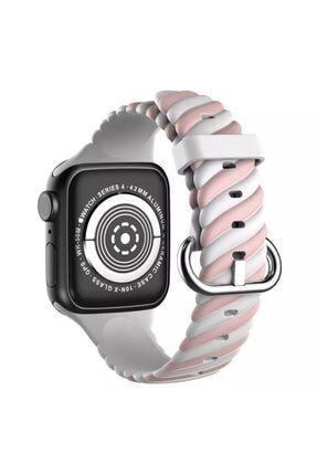 Apple Watch Uyumlu 42/44/45 Mm Bella Loop Silikon Kordon BLLA2
