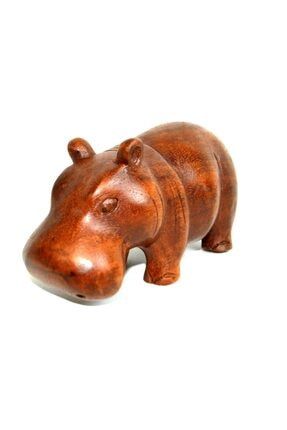 Ahşap Hipopotam / Su Aygırı (20 Cm) 10315c