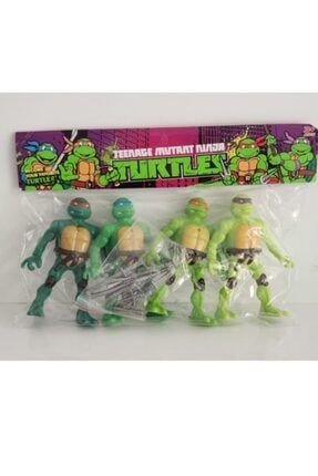 Ninja Kaplumbağalar Işıklı Figürlü 4lü Set Nija Turtles Hahwwhh