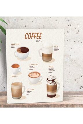 Gift Coffe Tasarımlı Dekoratif Mini Kanvas Tablo 15x20cm-21 Bitmeyen94324