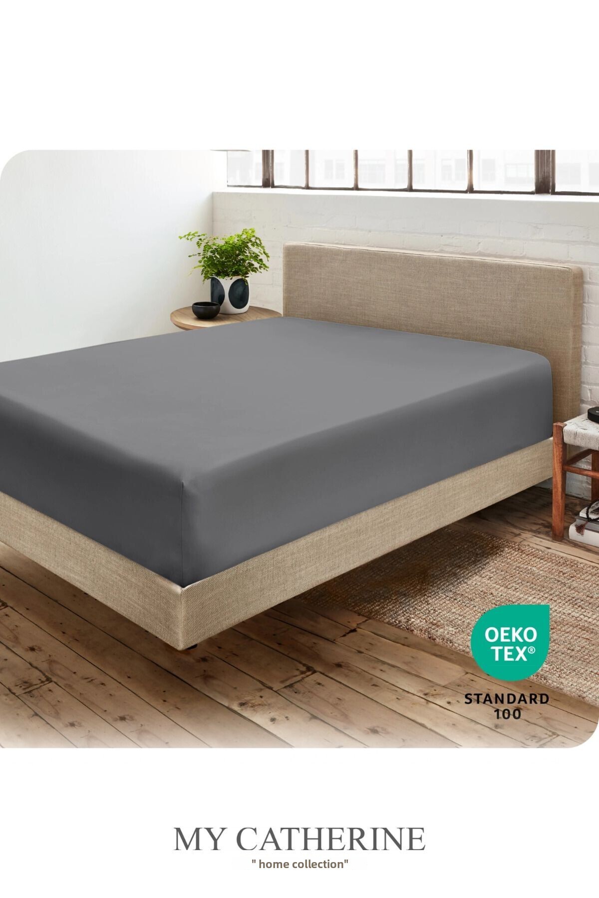 My Catherine Εφαρμοσμένο σεντόνι 100% βαμβακερό μονό και διπλό - χτενισμένο βαμβακερό ύφασμα Luxury Comfort Απαλότητα και αντοχή