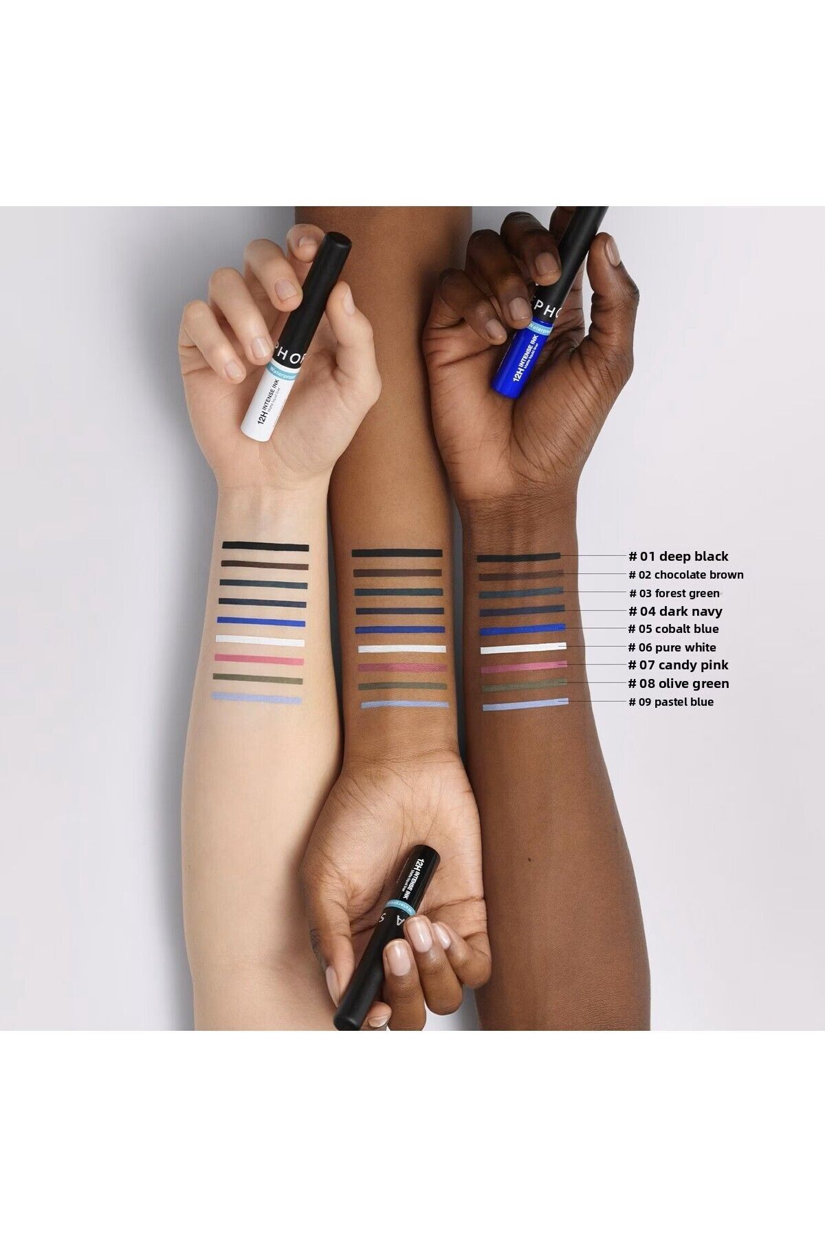 SEPHORA COLLECTION-2.8ml Clock Effect Intense Ink Liner - Intense Pigment, Waterproof Matte Finish Eyeliner 3