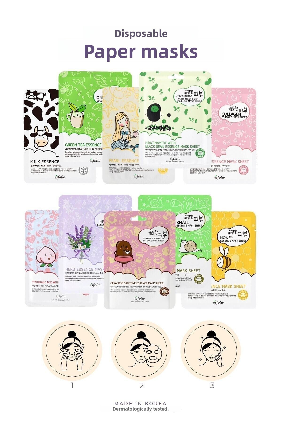Esfolio-Snail Essence Cracker Mask with Glacier Snail Extract 4
