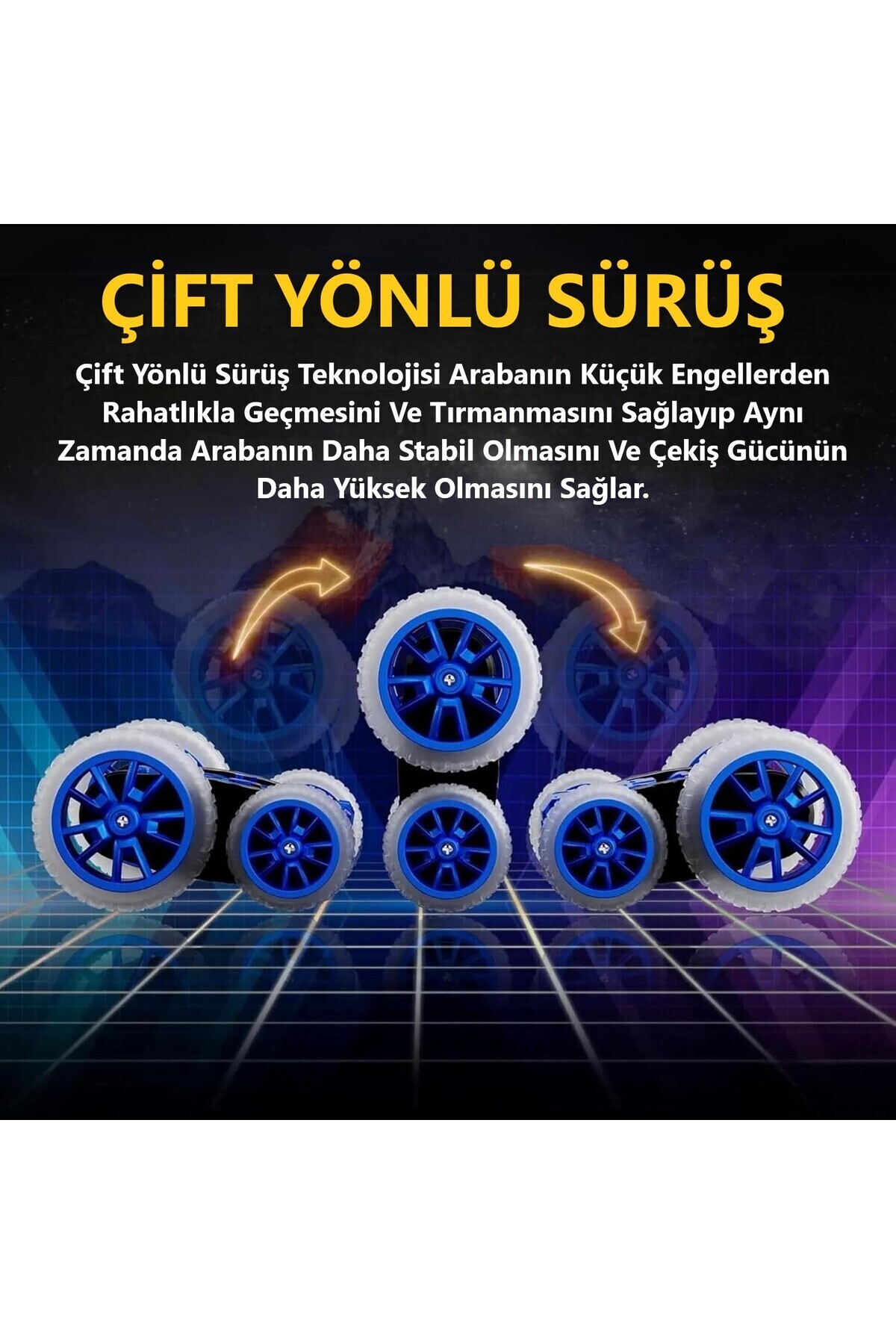 Brother Toys Buharlı Sprey Atan Uzaktan Kumandalı Full Fonksiyon Şarjlı Işıklı 360 Duman Püskürten Akrobat Araba fotoğrafı 5 (önizleme)