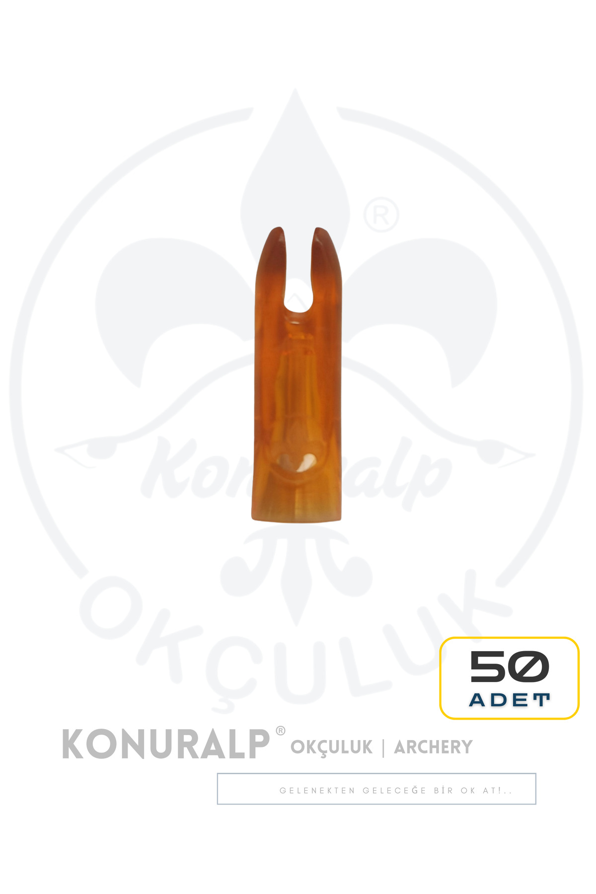 KONURALP OKÇULUK Geleneksel Ok Arkalığı (GEZ) - Siyah - 50 Adet