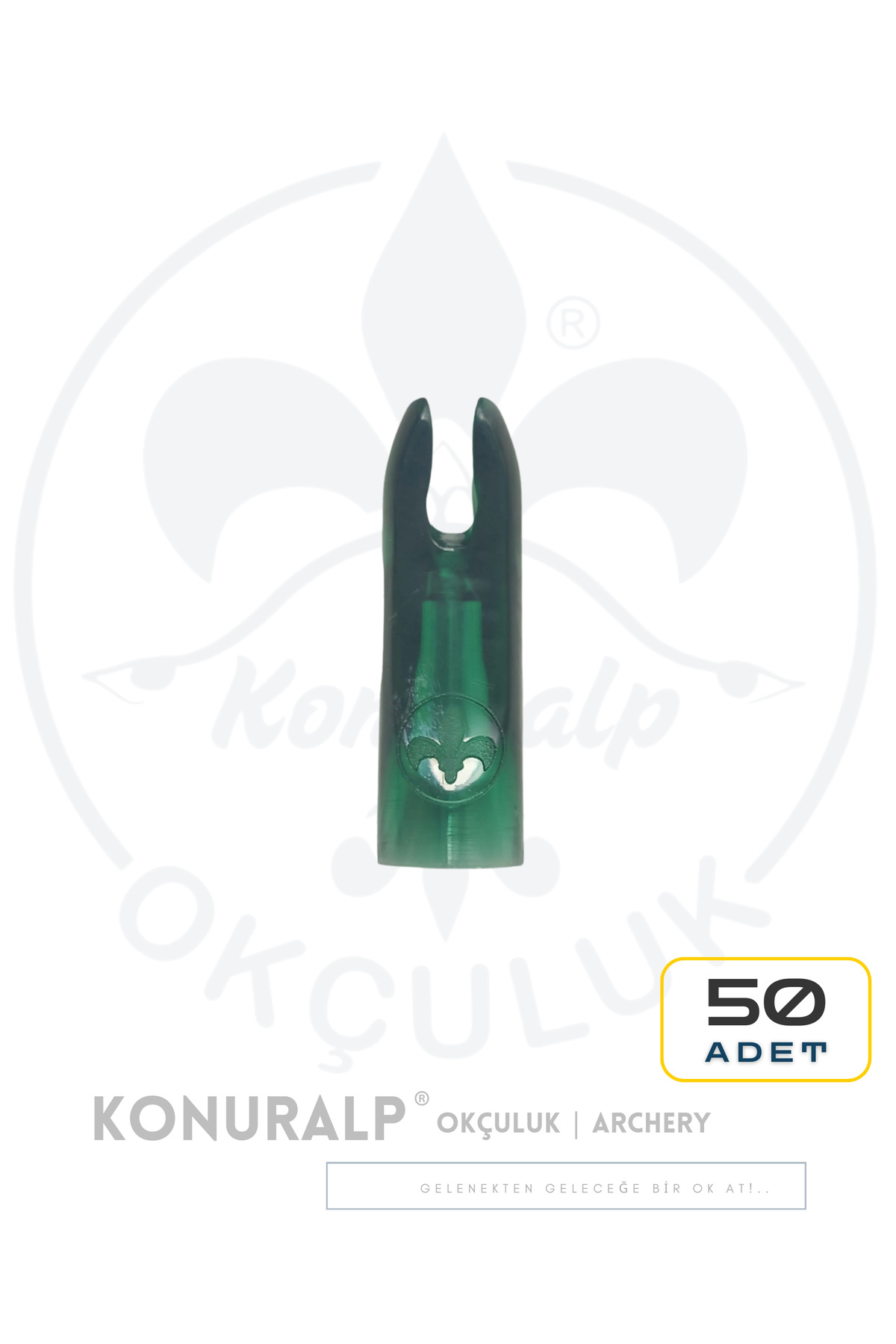 KONURALP OKÇULUK Geleneksel Ok Arkalığı (GEZ) - Siyah - 50 Adet