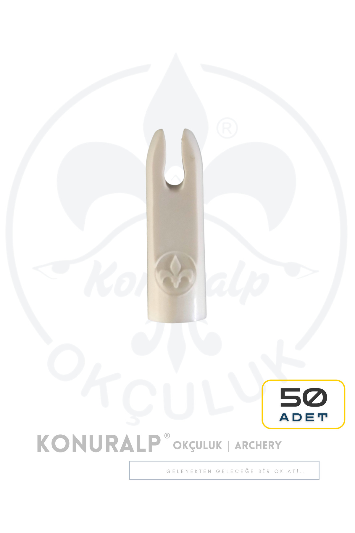 KONURALP OKÇULUK Geleneksel Ok Arkalığı (GEZ) - Siyah - 50 Adet