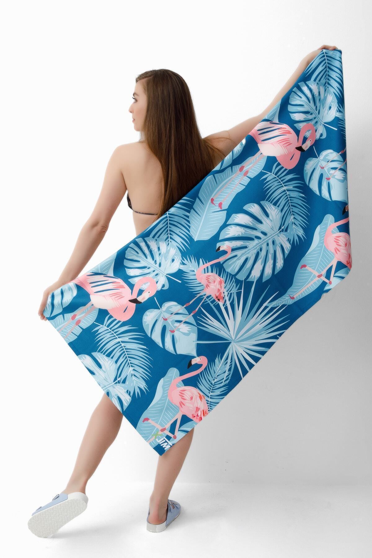 XJIM-Soft Textured Digital Printed 100% Cotton Unisex Beach Towel 75X150 Quick Dry Sea Towel 4