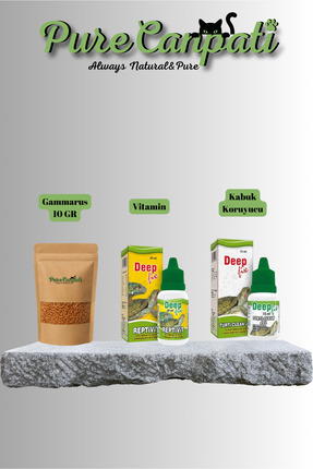 PureCanpati Gammarus ve Kaplumbağa Bakım Seti