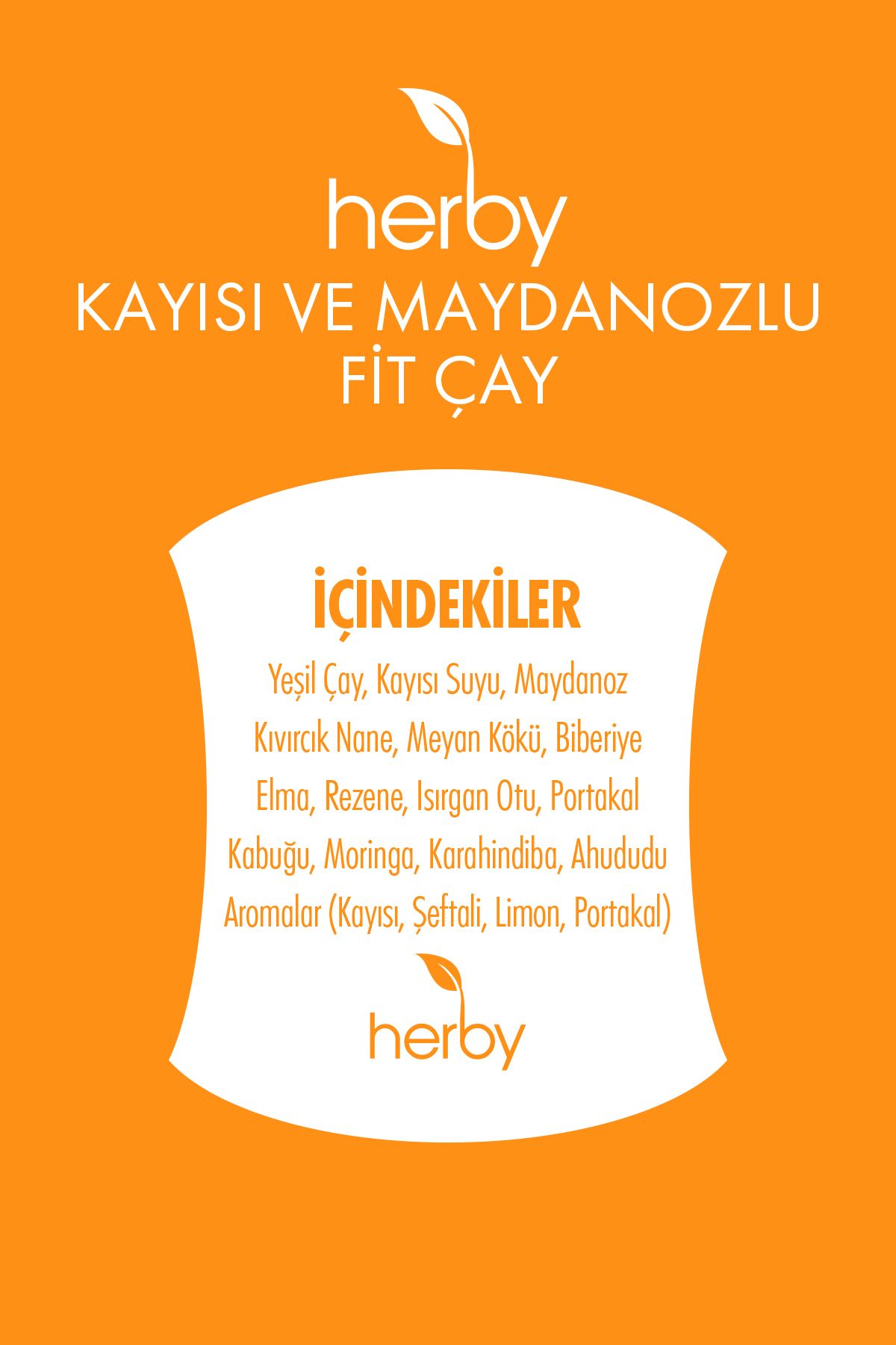 Herby-7 Day Fit Program - Apricot and Parsley Fit Tea Set of 4 2