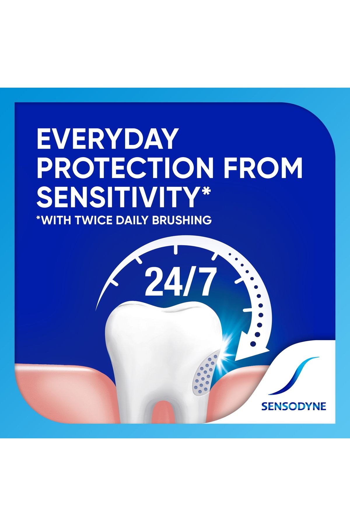 Sensodyne-معجون أسنان متعدد العناية بلس للتبييض 50 مل نترات البوتاسيوم (تخفيف الحساسية)، فلوريد الصوديوم 5