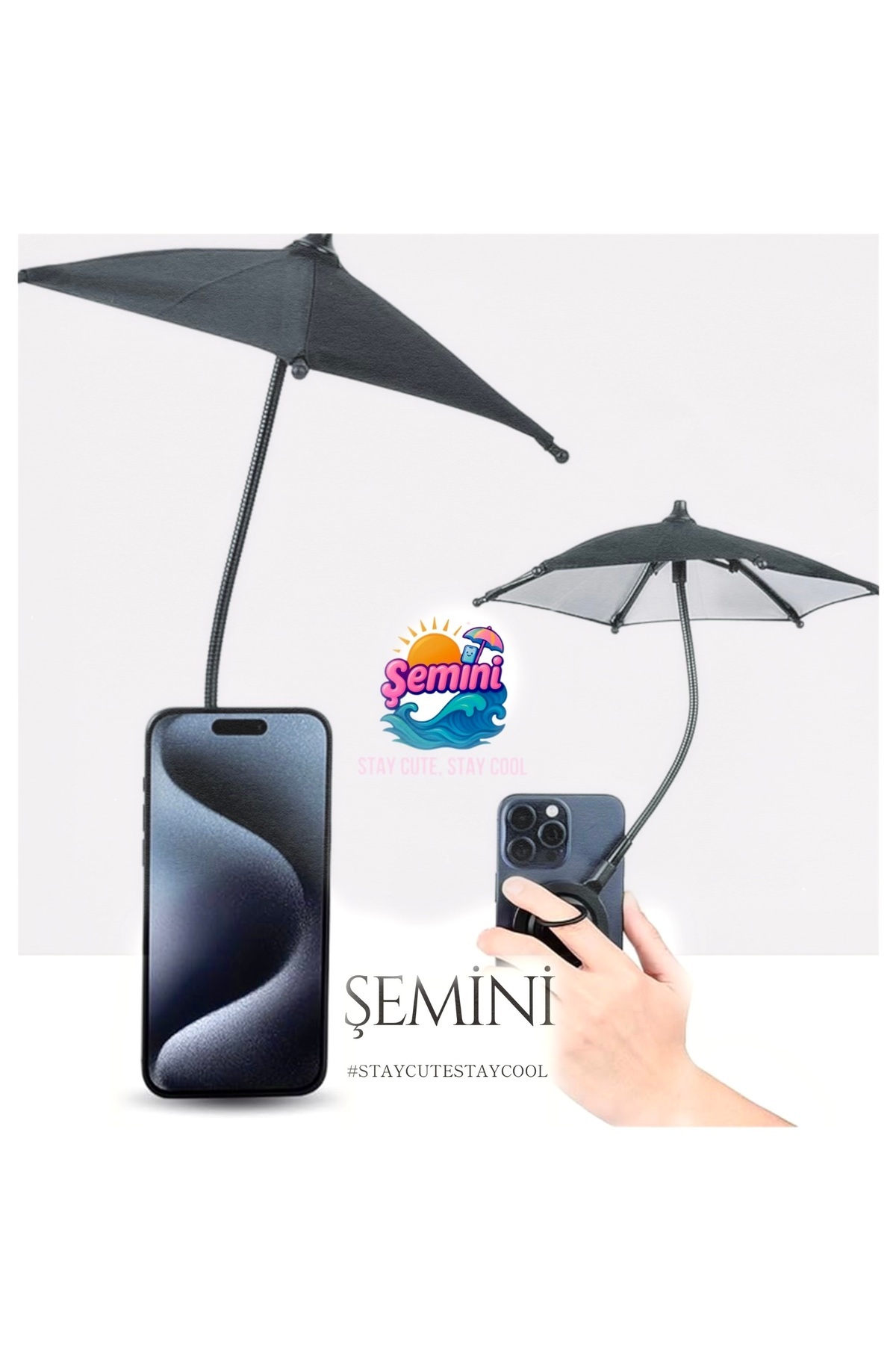Şemini Phone Umbrella Pink