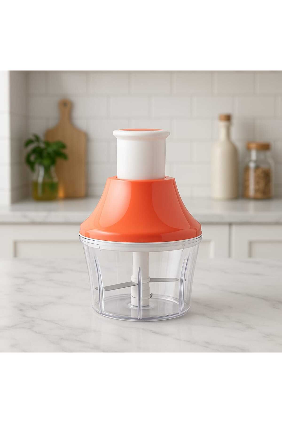 Se Yank Haus Ronda Pratik El Rondosu – Basmalı Mekanizma,Paslanmaz Üçlü Bıçaklı, 700ML Hazneli Doğrayıcı Rondo