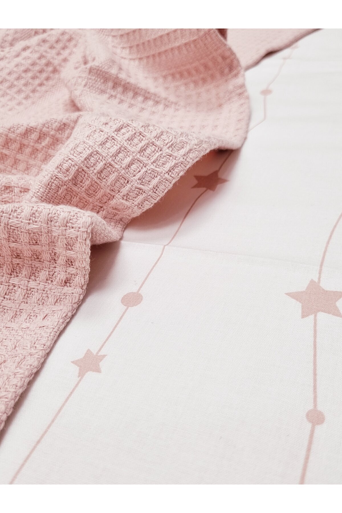 Yada Baby %100 Pamuk Poplin Waffle Bebek Pike Takımı (80 X 120 CM) (OEKO-TEX SERTİFİKALI) fotoğrafı 5 (önizleme)