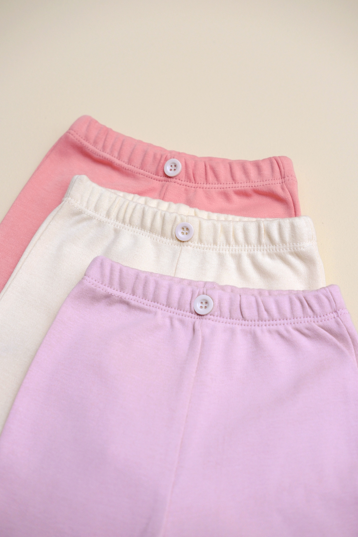 BABYLİM 3'lü Penye Kız Bebek Tayt %100 Pamuk fotoğrafı 4 (önizleme)