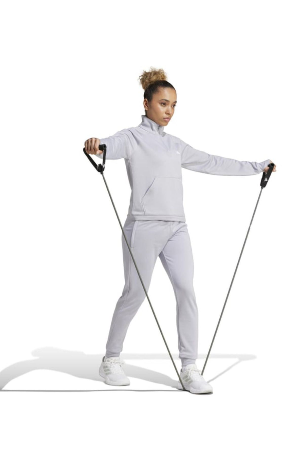 adidas-Aeroready Game and Go - Regular Fit Tapered Fleece Sweatpants 3