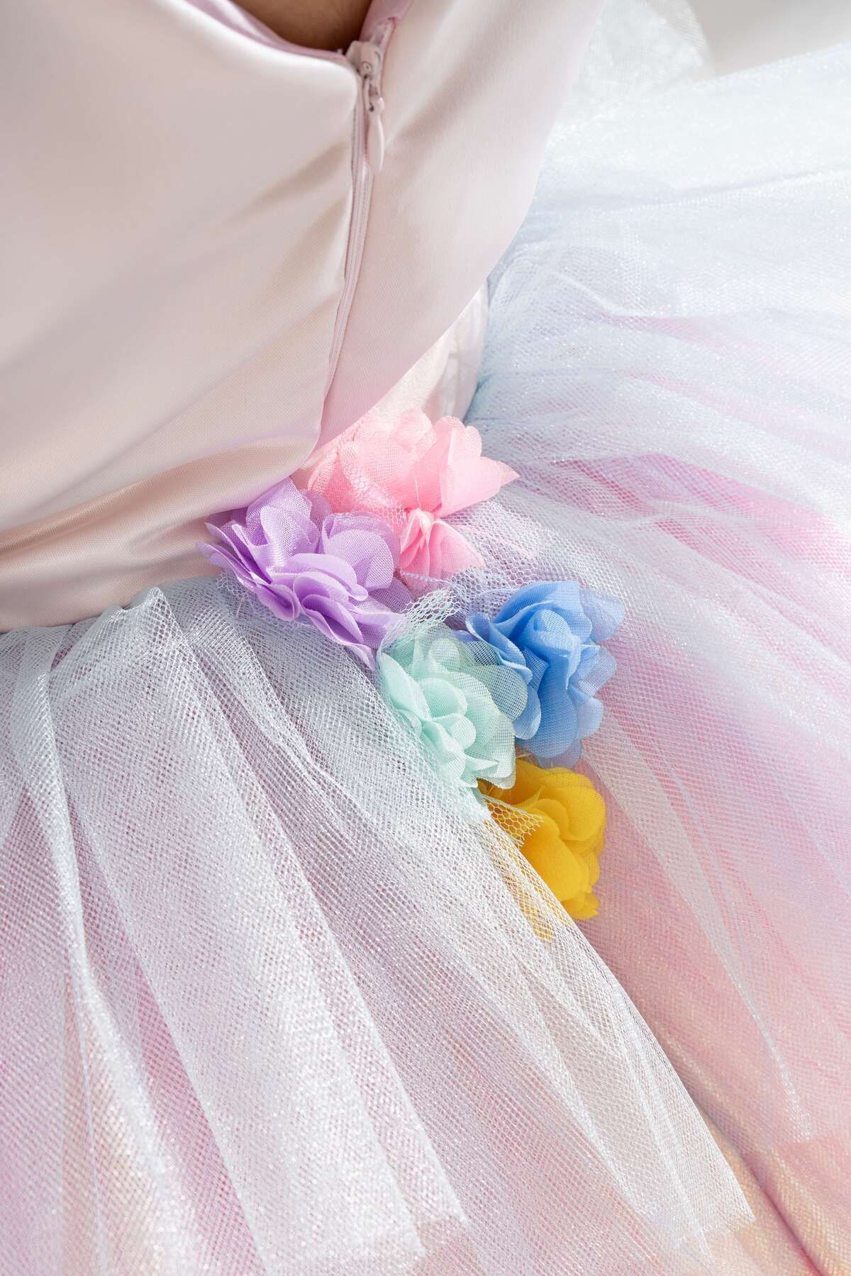 YAĞMUR KOStütüM Unicorn Model Kız Çocuk Bebek Abiye Elbise Kostüm fotoğrafı 7 (önizleme)