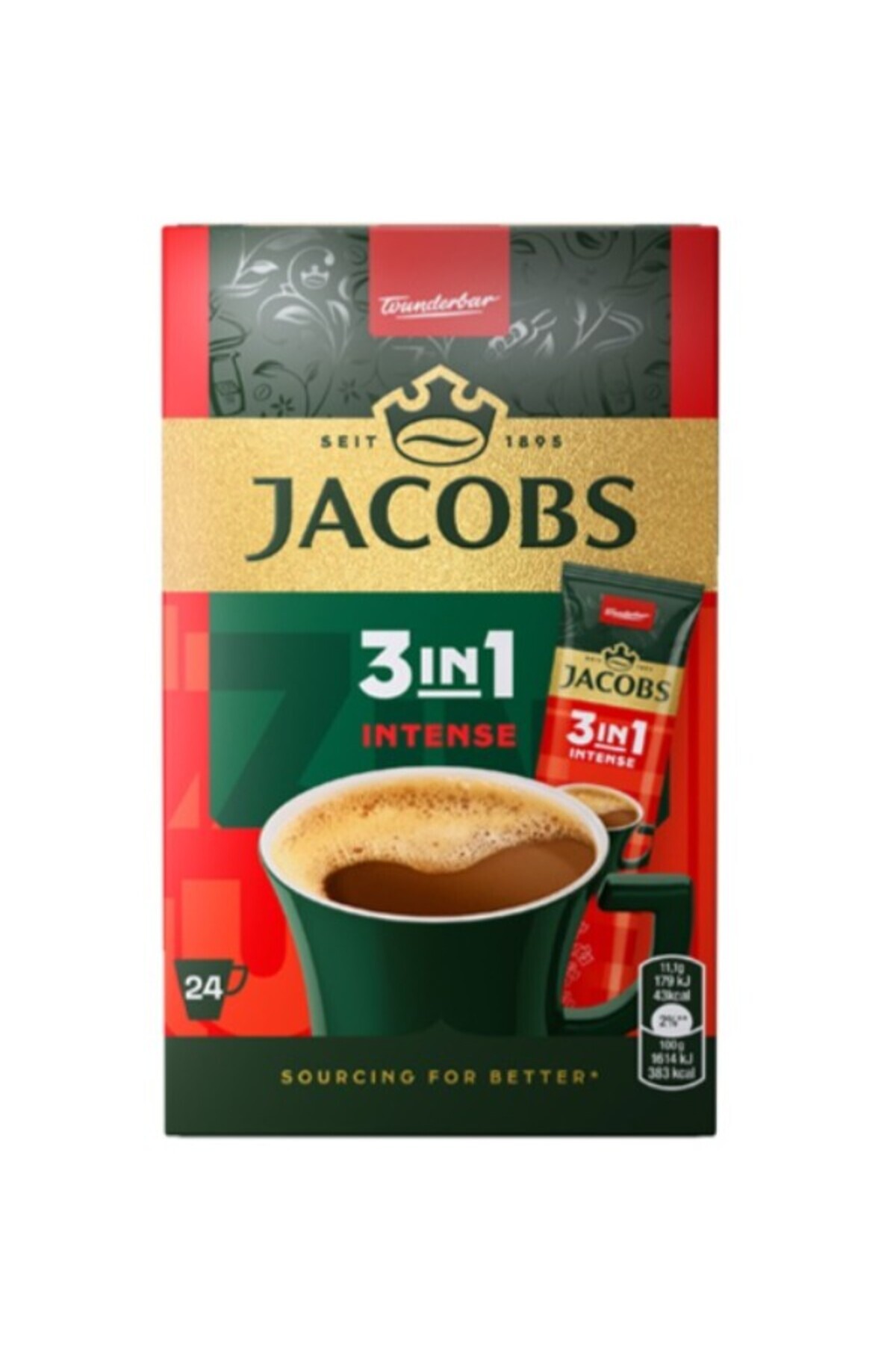 Jacobs 3 În 1 Intens 24 De Bucăți * 11,1 G - Ground Espresso