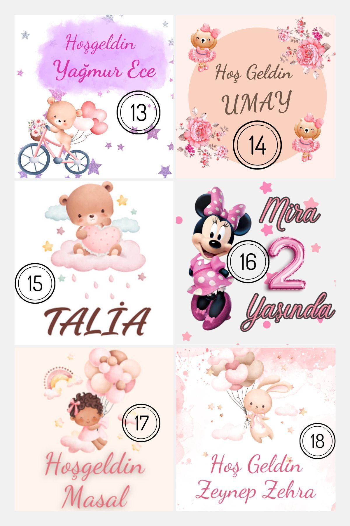 Genel Markalar Bebek Hediyesi Doğum Günü Bebek Mevlüt Bubble Mum - 15 Adet fotoğrafı 5 (önizleme)