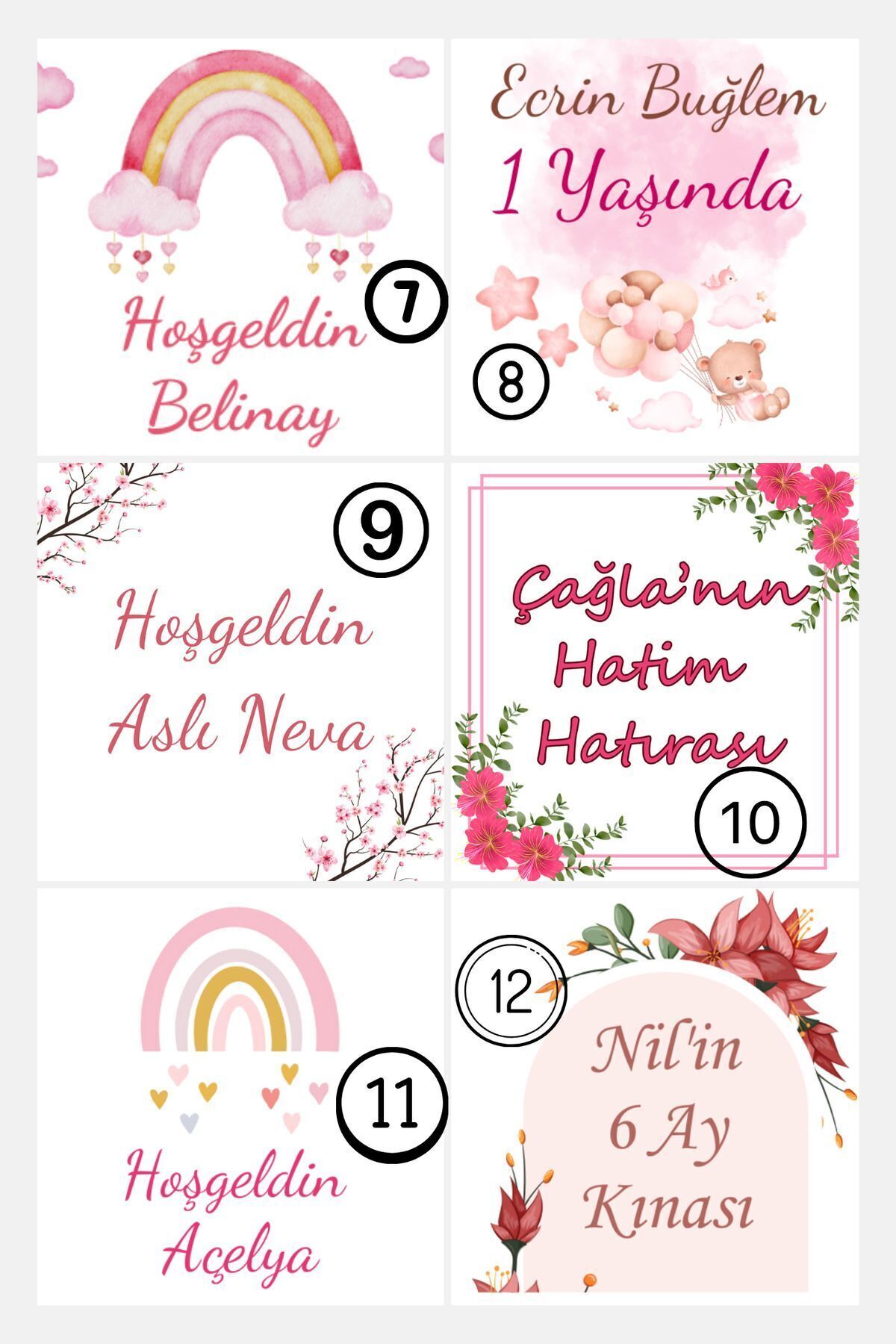 Genel Markalar Bebek Hediyesi Doğum Günü Bebek Mevlüt Bubble Mum - 15 Adet fotoğrafı 4 (önizleme)