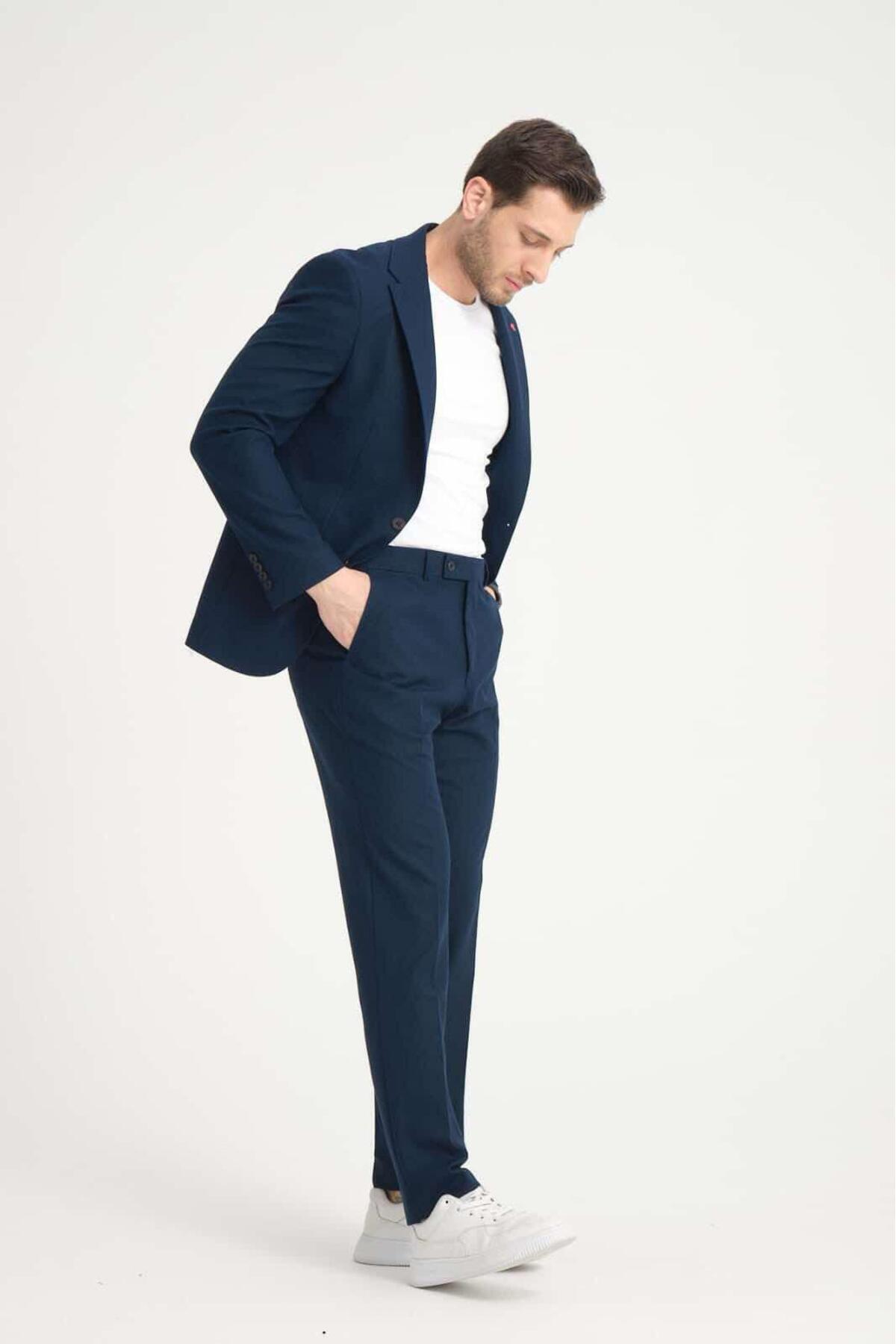 FASHİON PLAZA ERKEK TAKIM ELBİSE SLİM FİT EN BOY LİLRA