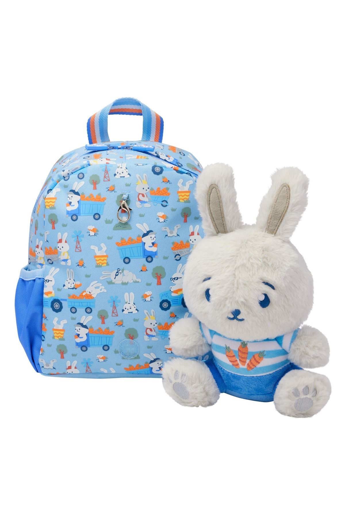 SMIGGLE-Nursery Size Backpack and Water Bottle Set with Removable Plush Toy 3