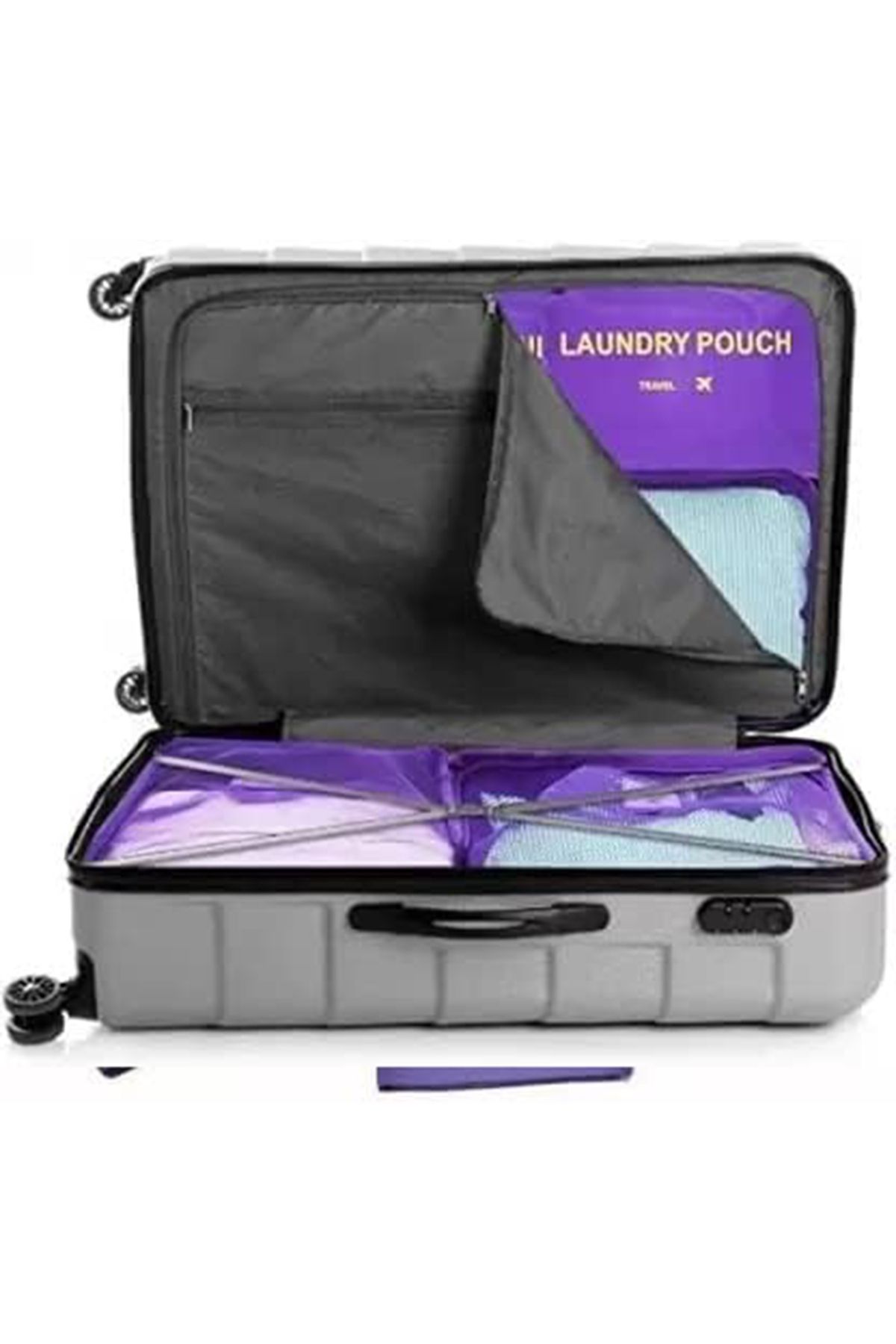miraza-Set of 6 Travel Organizers, Ideal for Suitcases, Trolleys, Different Sizes 6