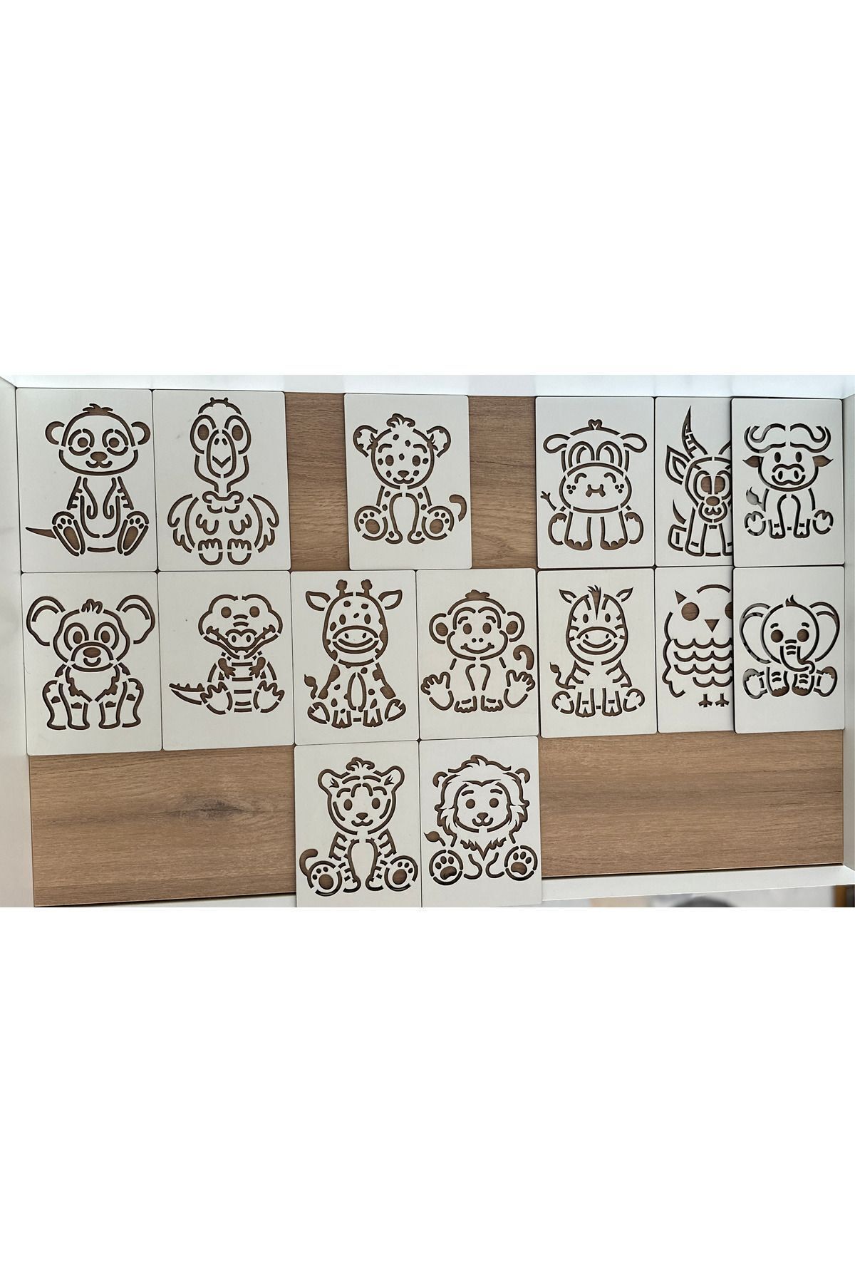 Karter İnovasyon Safari Hayvanları Çizgi Çalışma Seti, Eğitici Oyuncak, Montessori Eğitim Oyuncak, Motor Zeka Oyun fotoğrafı 4 (önizleme)