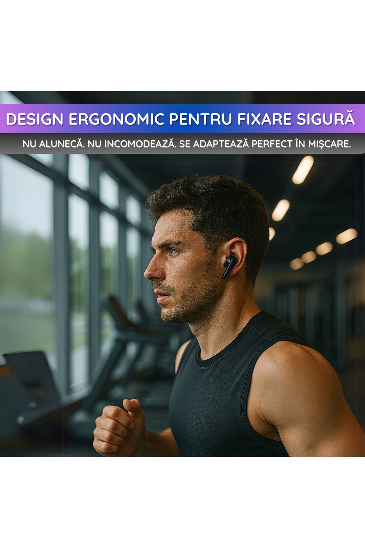 OEM-Casti Wireless Earbuds, Bluetooth 5.2 Edr, In Ear, Control Tactil Inteligent, Led Rgb, Negru 6