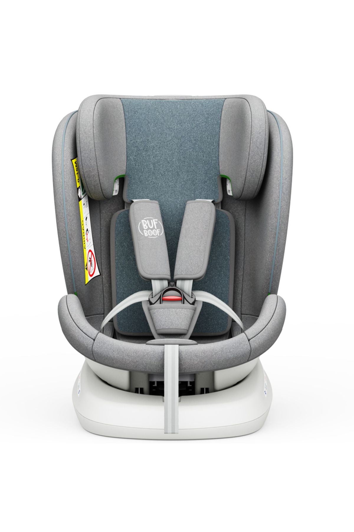 BUF BOOF-Scaun auto TWT Plus iSize Buf Boof LightBlue isofix Rotativ 360 Pozitie Somn Top Tether 40-150 cm 6