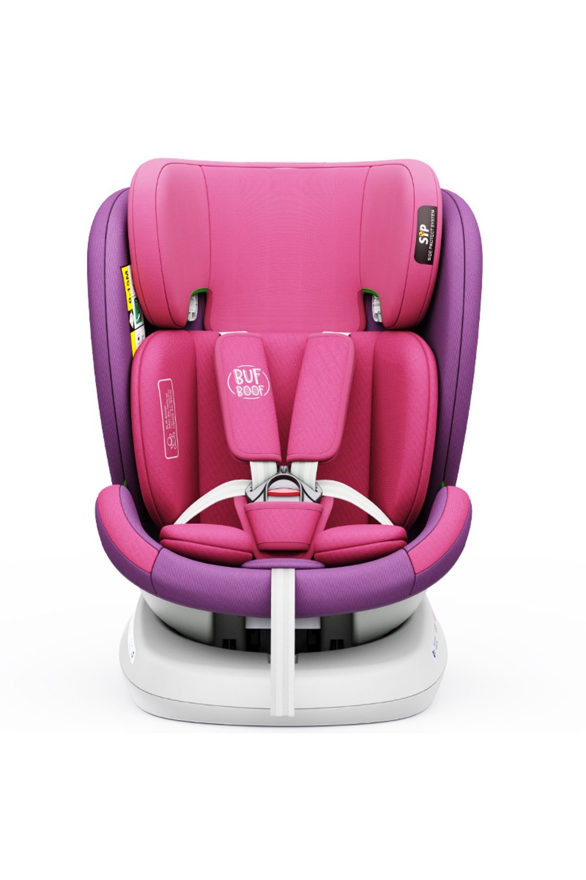 BUF BOOF-Scaun auto TWT Plus iSize Buf Boof UnicornPink isofix Rotativ 360 Pozitie Somn Top Tether 40-150 cm 7