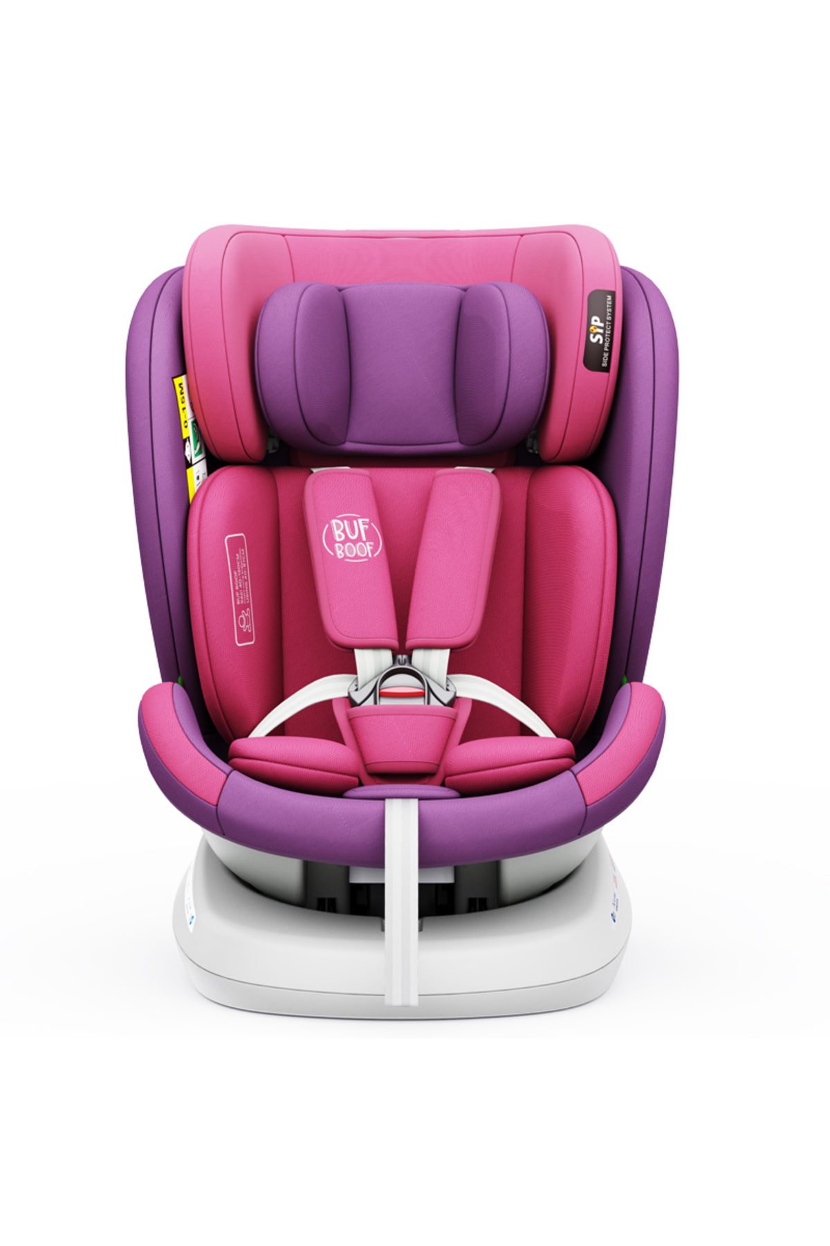BUF BOOF-Scaun auto TWT Plus iSize Buf Boof UnicornPink isofix Rotativ 360 Pozitie Somn Top Tether 40-150 cm 6