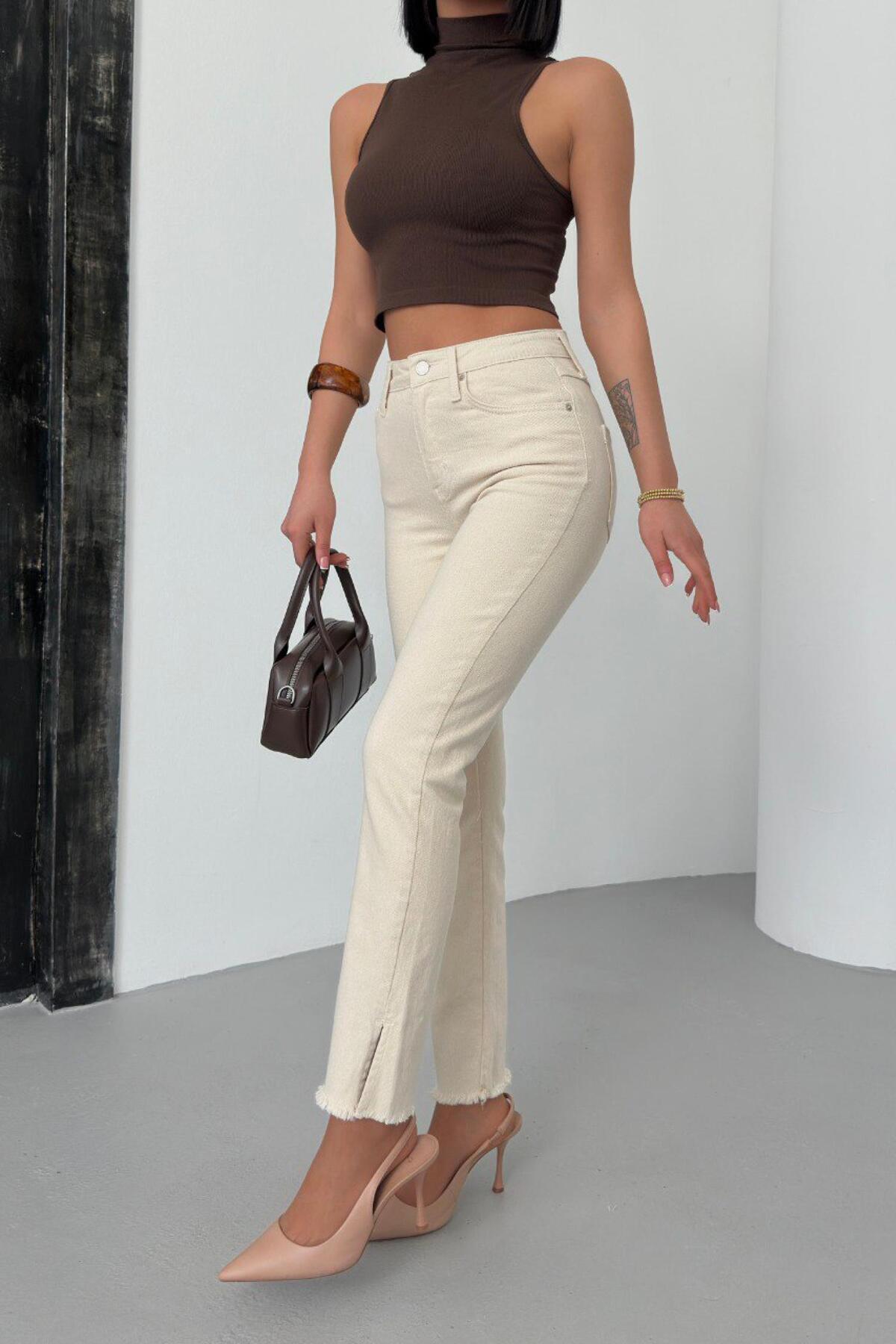 LACARINO  7413 Mia Kadın Jean Pantolon - Görsel 5