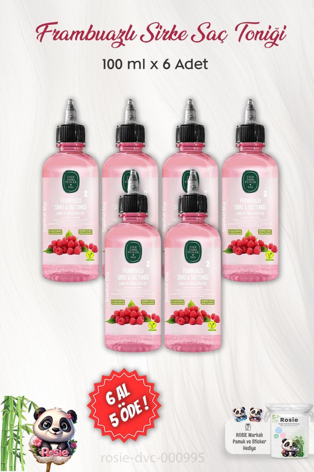 Eyüp Sabri Tuncer 6 AL 5 ÖDE Eyüp Sabri Tuncer Sirke Saç Toniği Frambuazlı 100 ml ve ROSIE