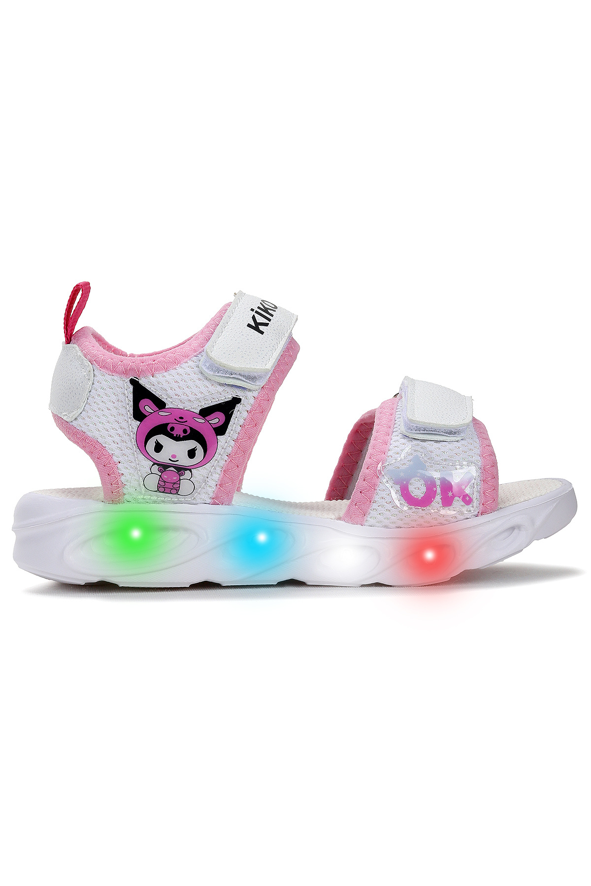 Kiko Kids-Kuruza Daily Lighted Velcro Girls Sandals Shoes 3