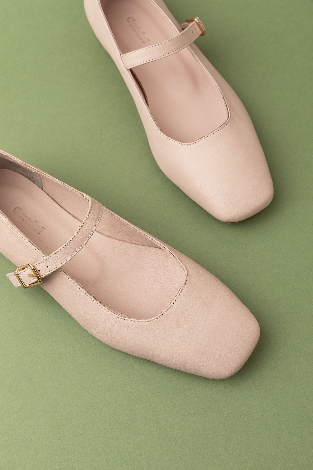 Gondol-Γνήσιο δέρμα Daily Classic Single Strap Ballerina Ln.4410 3