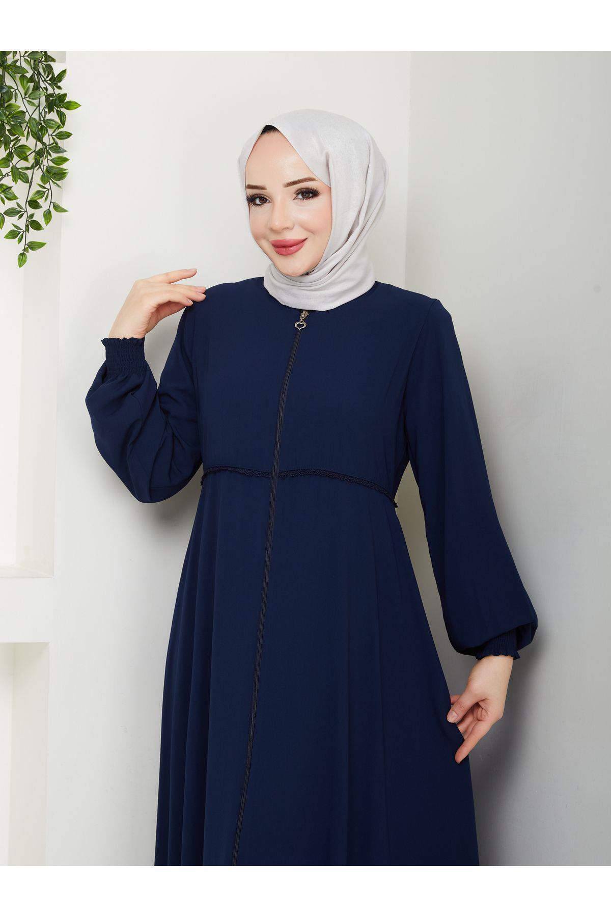 MODA Gündelik Hac Ve Umrelik Mevlana Ortası Işlemeli Ferace