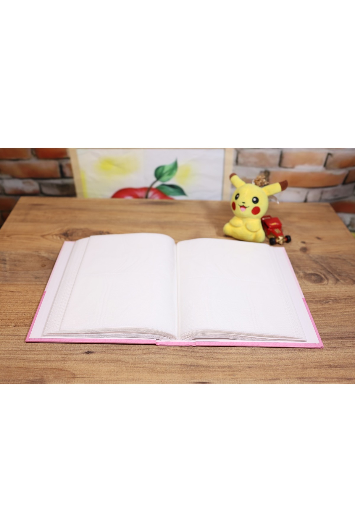 NRCN 10x15cm 200’lük Pencereli Bebek Fotoğraf Albümü Pembe fotoğrafı 6 (önizleme)