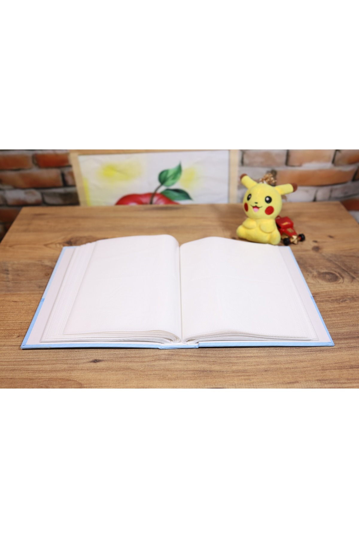 NRCN 10x15cm 200’lük Pencereli Bebek Fotoğraf Albümü Mavi fotoğrafı 6 (önizleme)