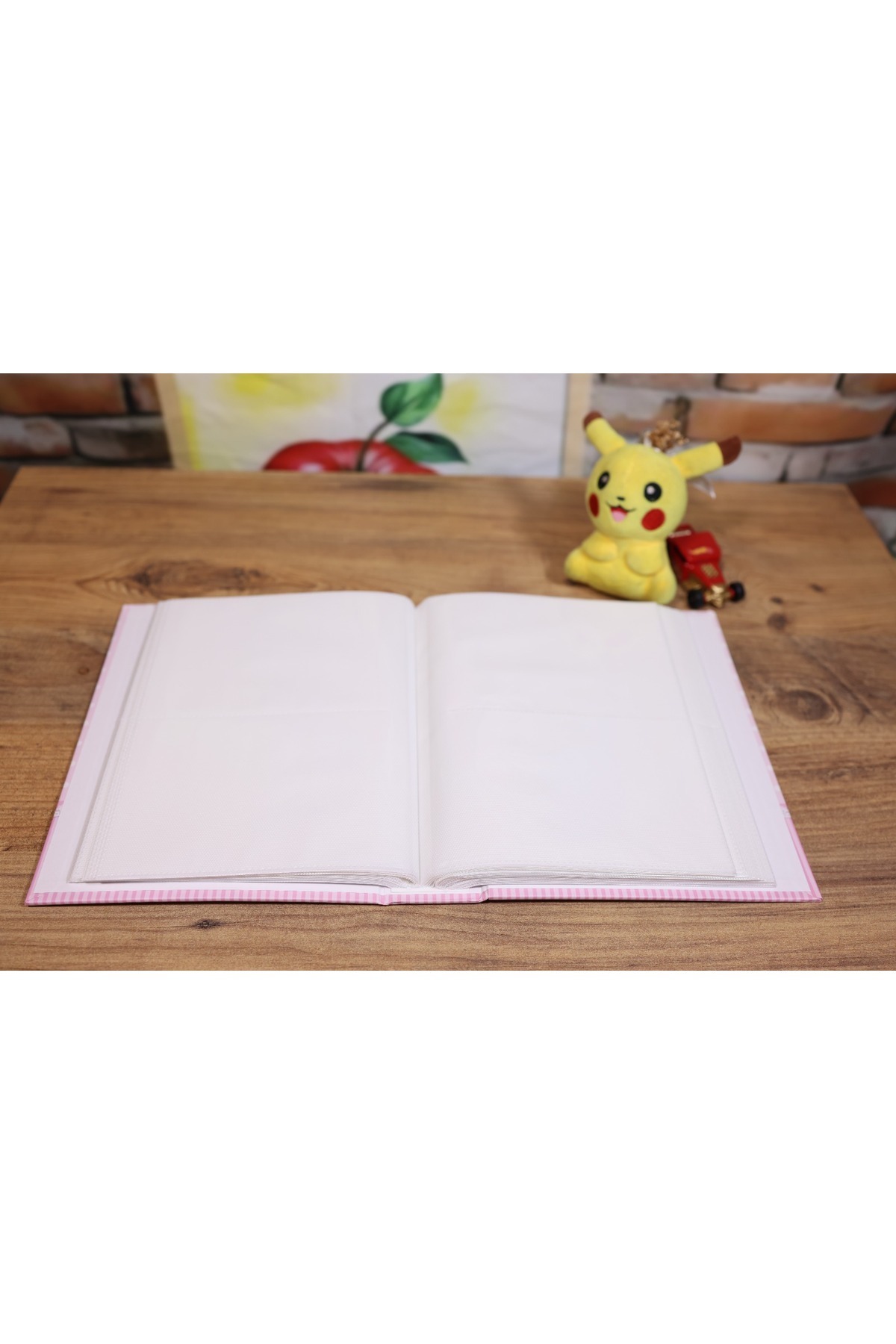 NRCN 10x15cm 200’lük Pencereli Bebek Fotoğraf Albümü Pembe fotoğrafı 5 (önizleme)