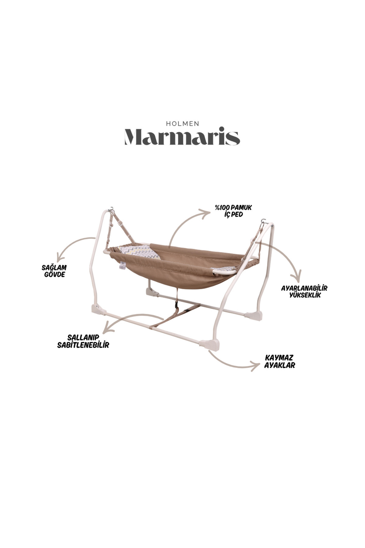 Holmen Marmaris Bebek Hamağı - Gold fotoğrafı 2 (önizleme)
