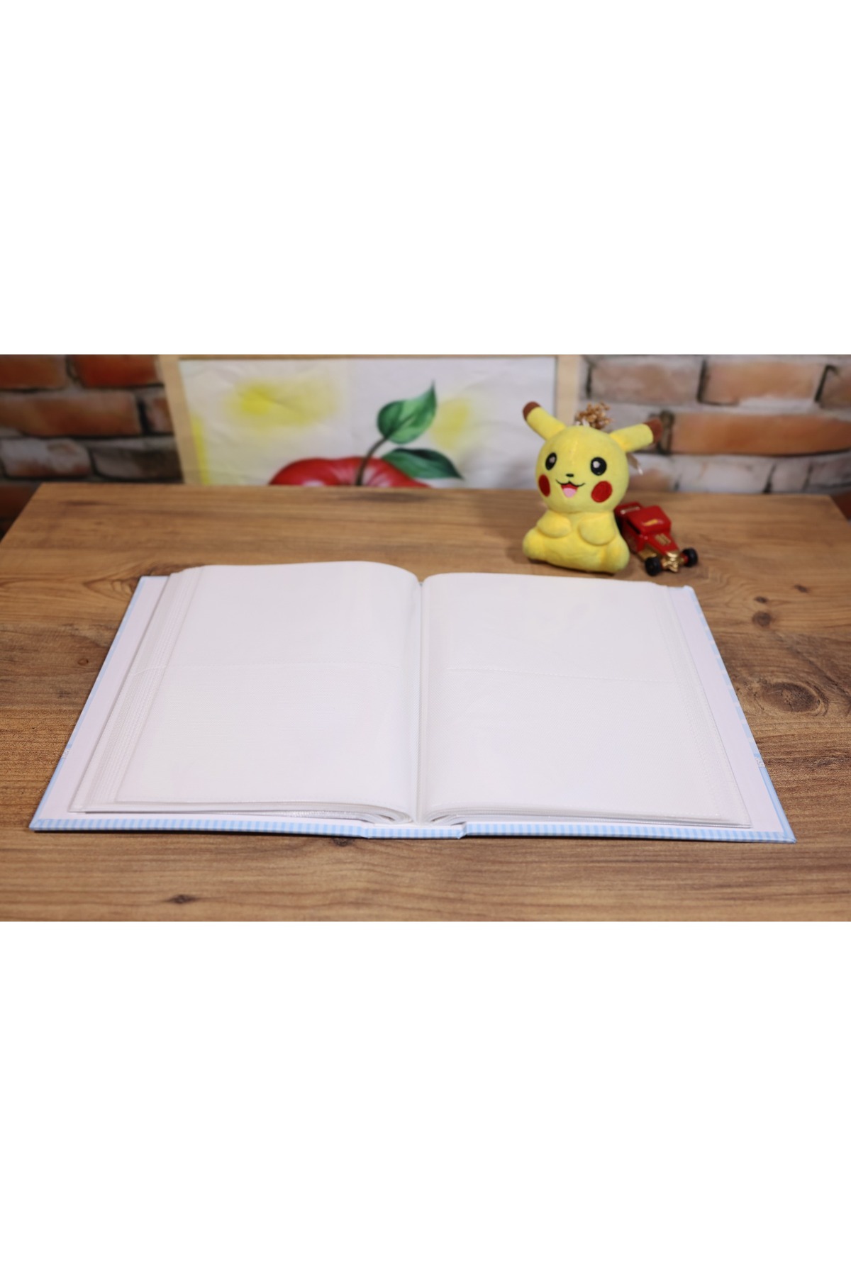 NRCN 10x15cm 200’lük Pencereli Bebek Fotoğraf Albümü Mavi fotoğrafı 6 (önizleme)