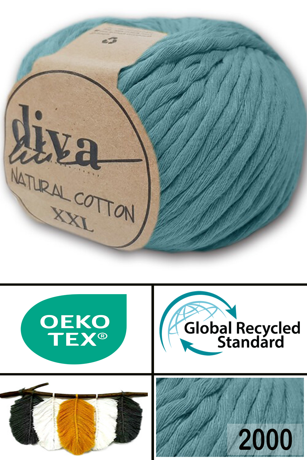 Diva Natural Cotton XXL 2000