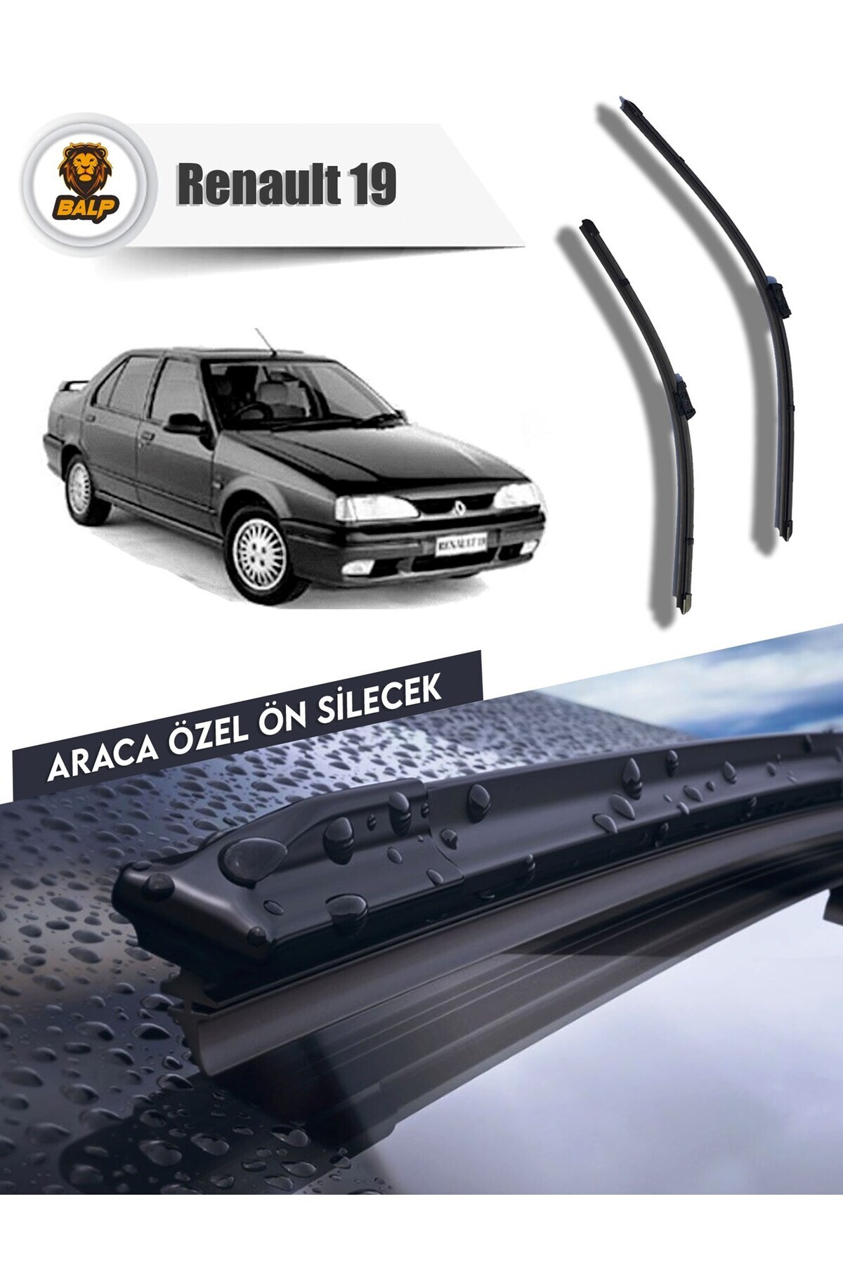 BALP Renault 19 Broadway Muz Silecek Takımı 50x50ü