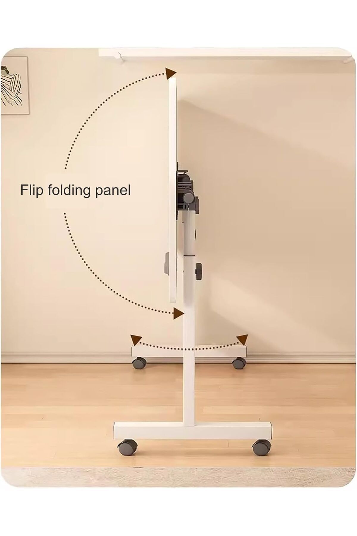 Generic-Adjustable Standing Desk, C-Shaped Side Table Sofa End Desk, Height Adjustable Mobile Table, Table P 7